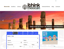 Tablet Screenshot of ithinkmexican.com